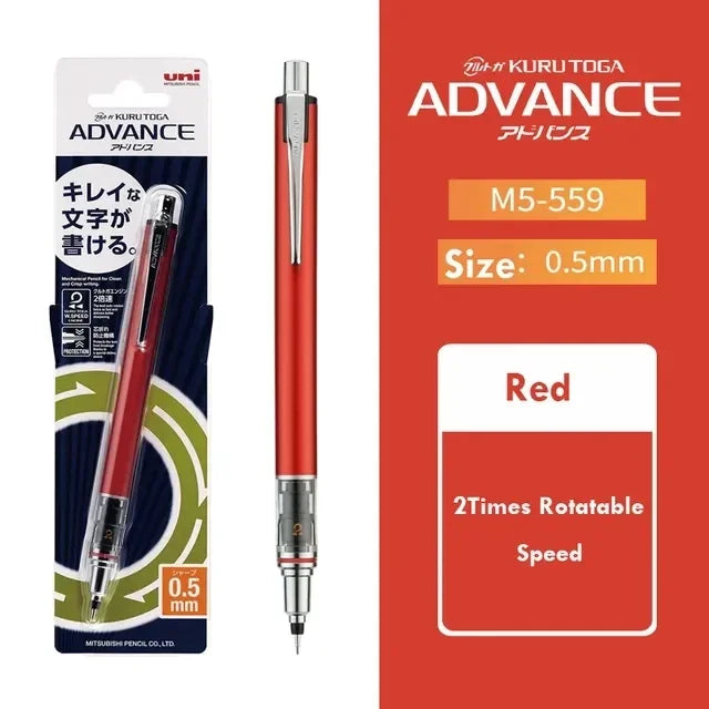 Uni KURA TOGA Mechanical Pencil 0.5mm – Auto-Rotating Lead, M5-559