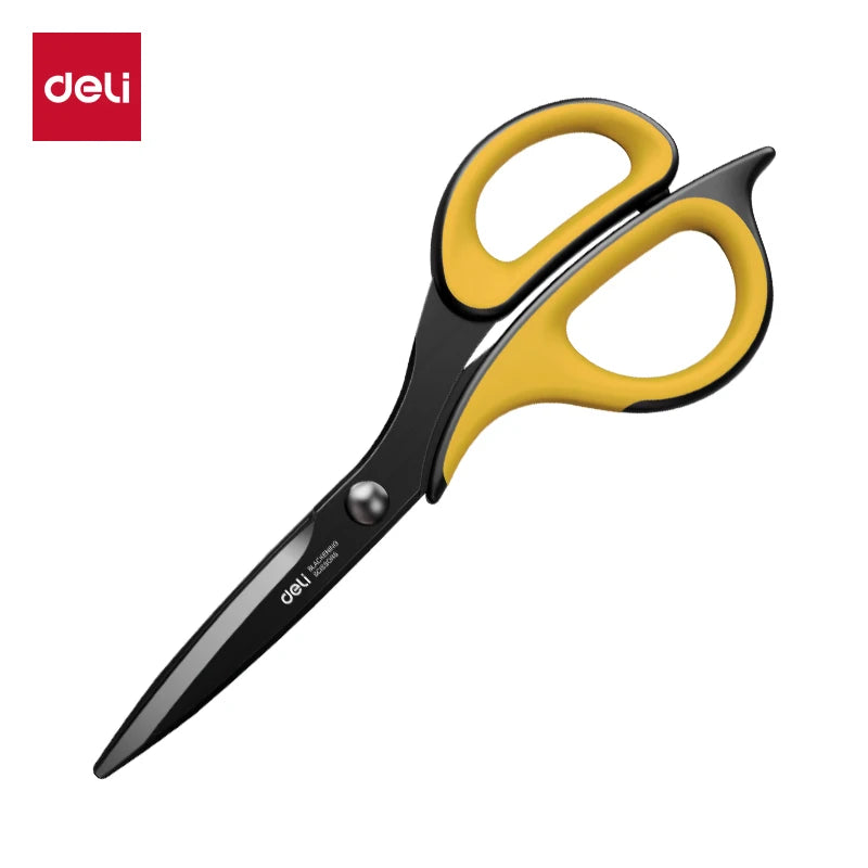 Deli Anti-Stick Stainless Steel Scissors – For School, Office & Crafts