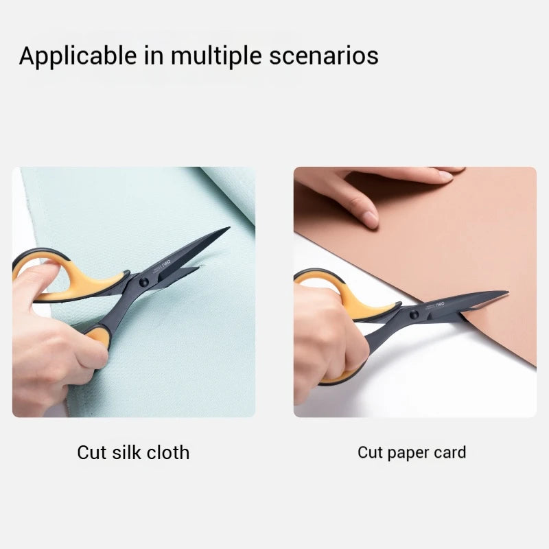 Deli Anti-Stick Stainless Steel Scissors – For School, Office & Crafts