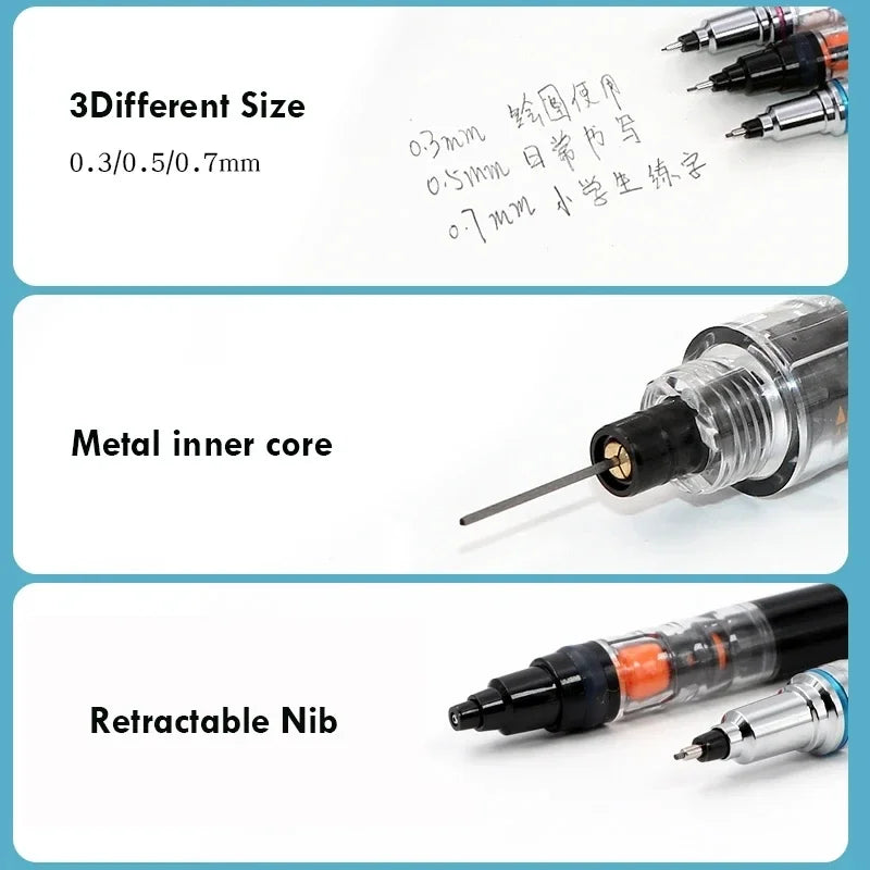 Uni KURA TOGA Mechanical Pencil 0.5mm – Auto-Rotating Lead, M5-559